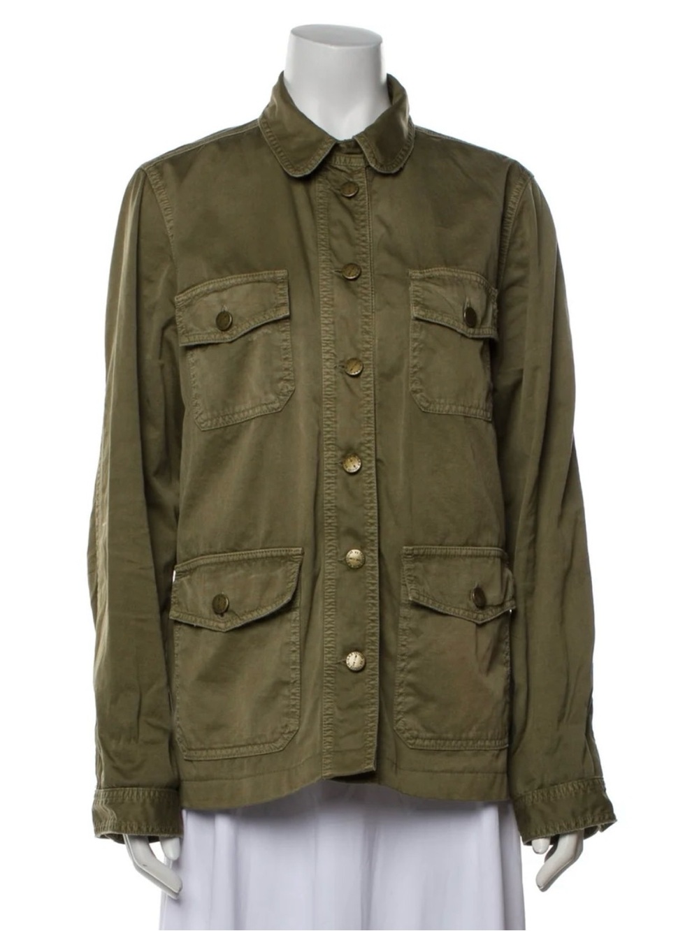 Current/Elliott Olive Utility Field Jacket